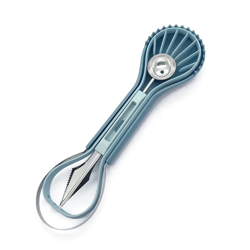 Melon Baller Scoop Set, 6 in 1 Stainless Steel Fruit Carving Tool Set