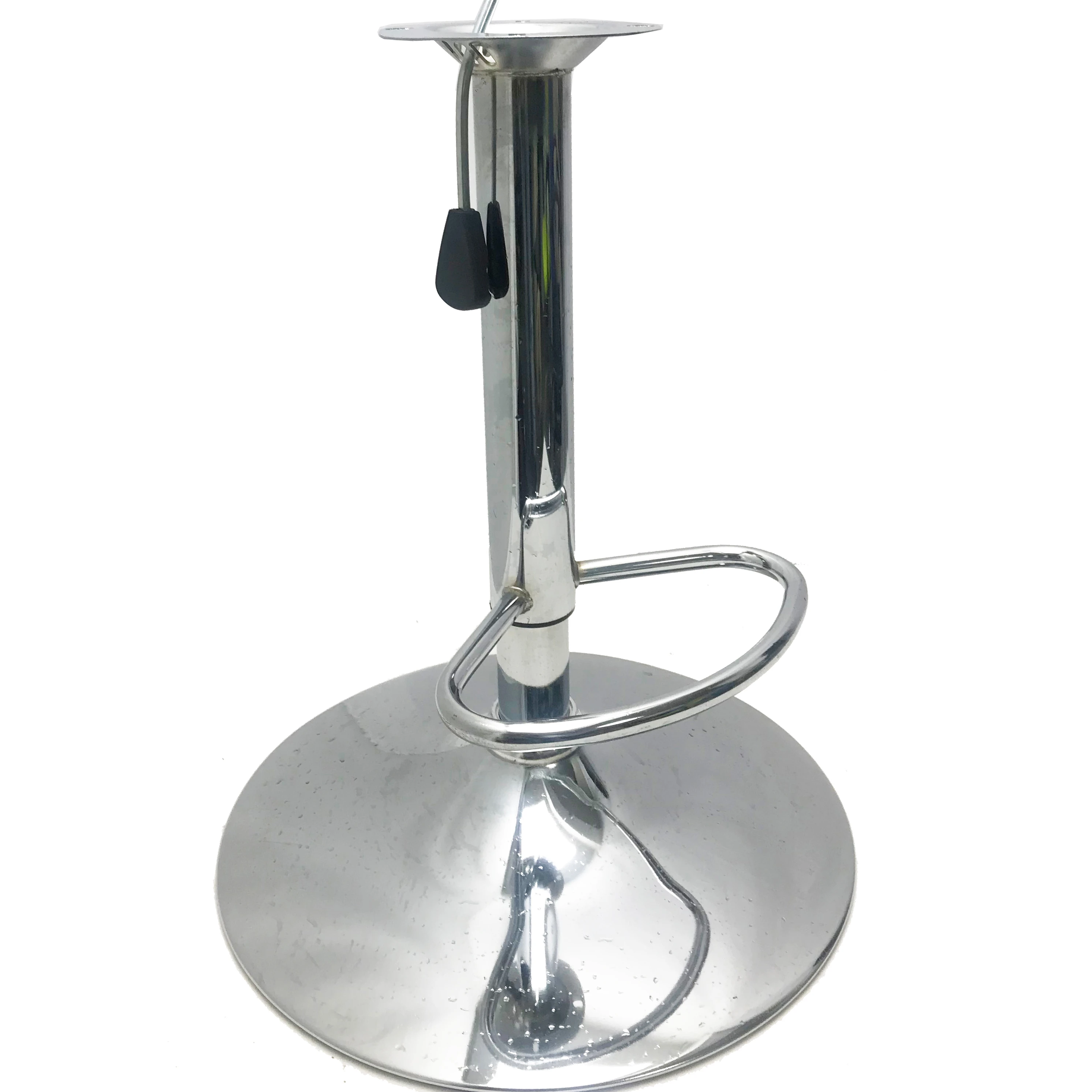 High Quality Chrome Electroplating Foot Accessories Swivel Bar Stool Chair Metal iron Base Legs