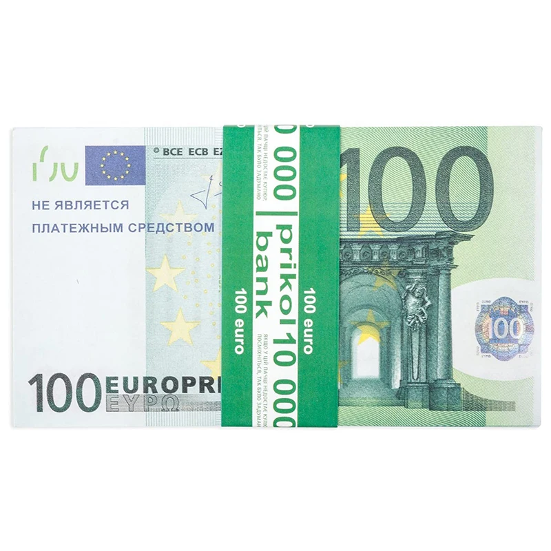 Новинка 100 200 500 евро банкноты озорной день рождения настольная игра реквизит для фотографии