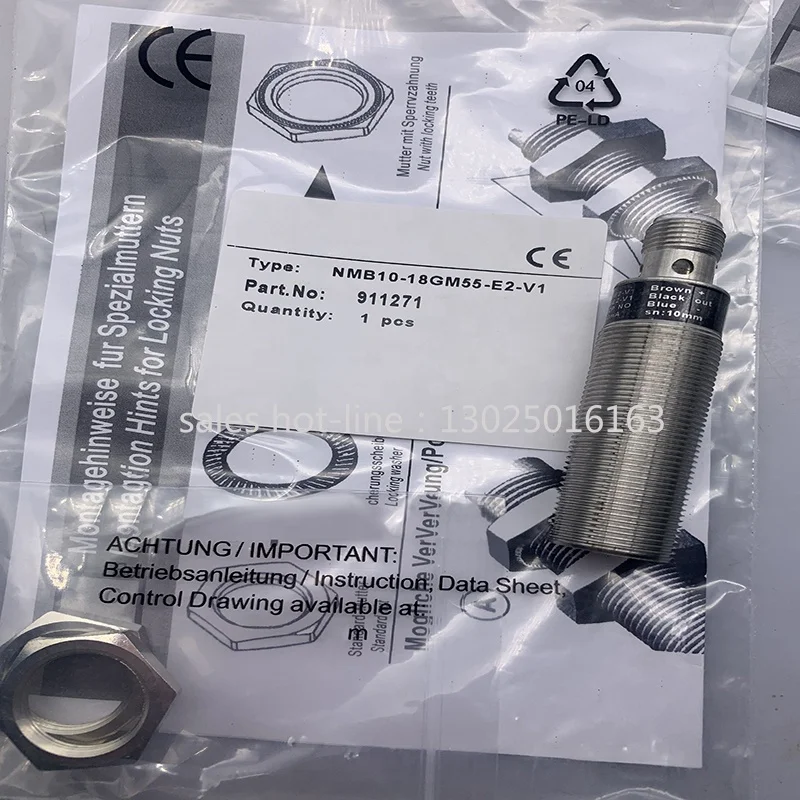 Available in stock all-new Square sensor  NMB10-18GM55-E2-V1 inductive sensor