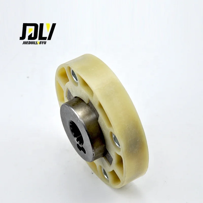 Excavator parts Shaft Connecting Coupling Spline Gear Shaft OD 200mm 4Holes ZE230