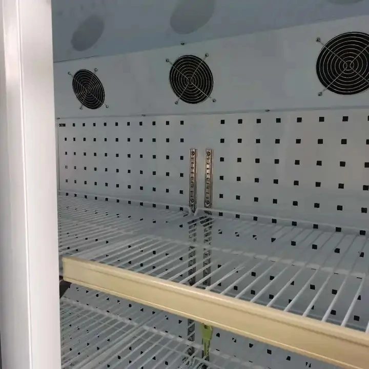8~20 Degree Large Glass Doors Cheap Pharmacy Refrigerator