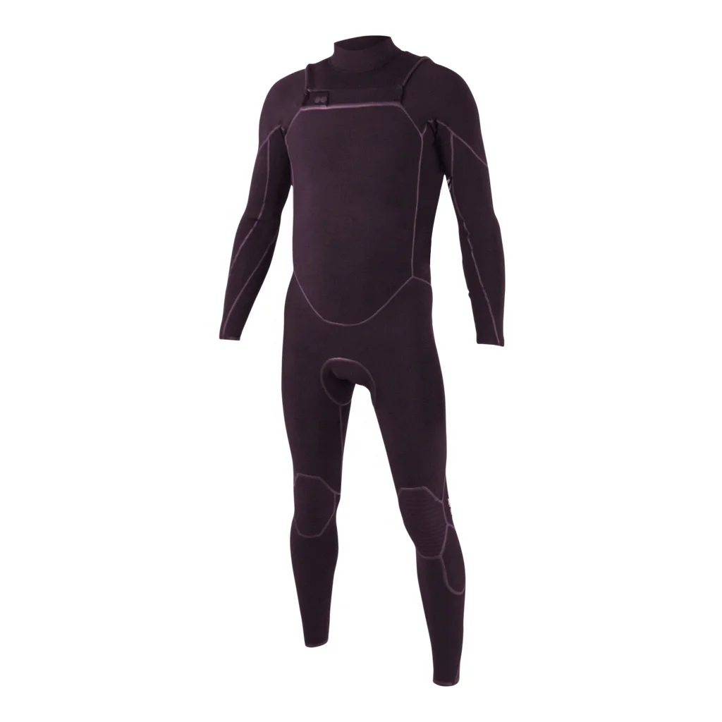 custom line design men neoprene printing chest zip long sleeve scuba diving surfing wetsuit