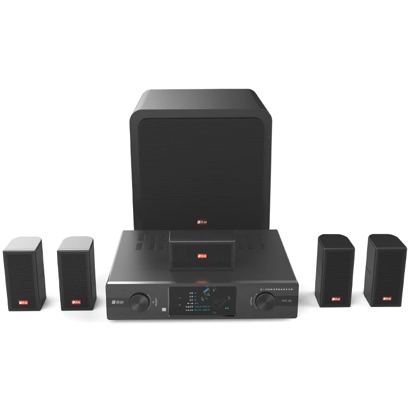professional karaoke machine commercial KTV karaoke system with 21.5 inch LED Capacitive wireless microphone and speaker