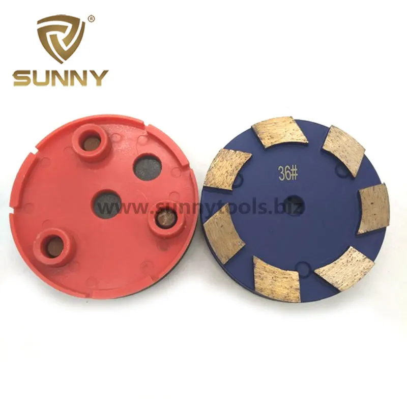 New arrivals diamond grind shoes concrete use 100mm diamond grinding block for industrial