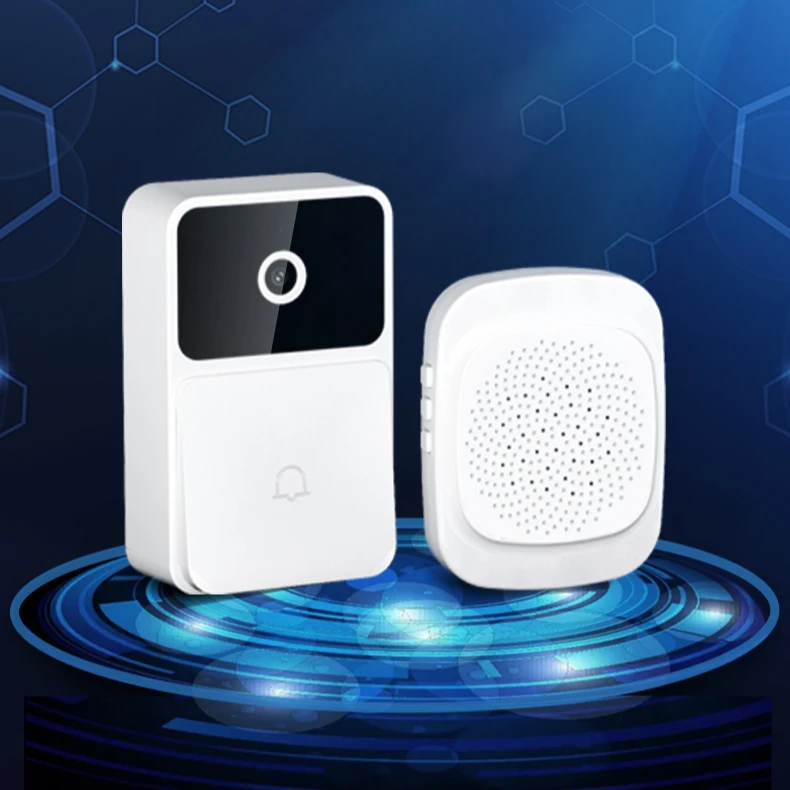 video Smart WiFi  Dingdong wireless with camera intercom Wireless Ring Doorbell (1600350271538)