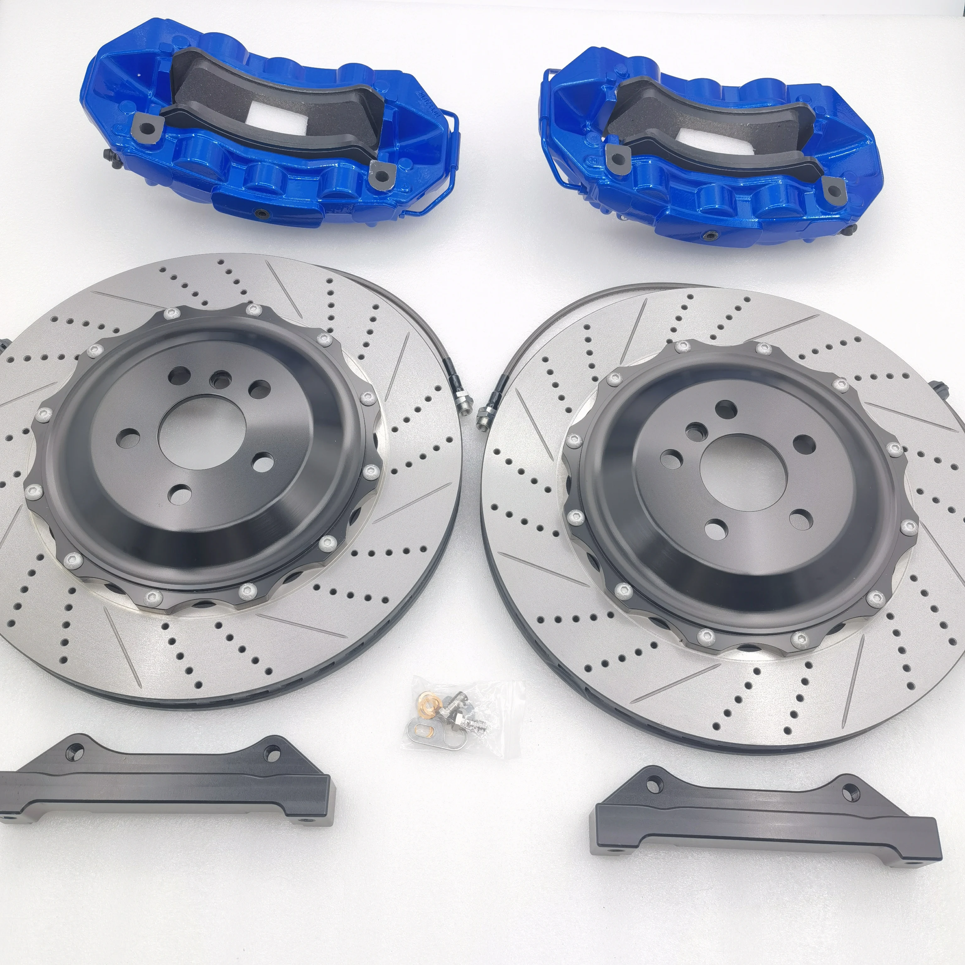 Jekit auto brake calipers Brake 405*34mm Drilled Slot Disc Kit For BMW 730D G11 Year 2018