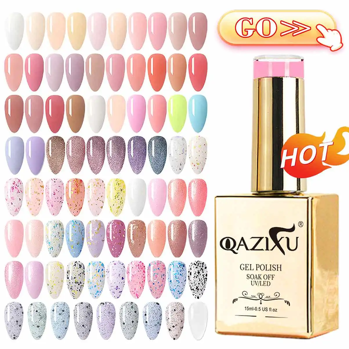 China Factory Manufacturer Nail Stickers Gel Nail Strips Solid Color Nail Wraps Chic Nude