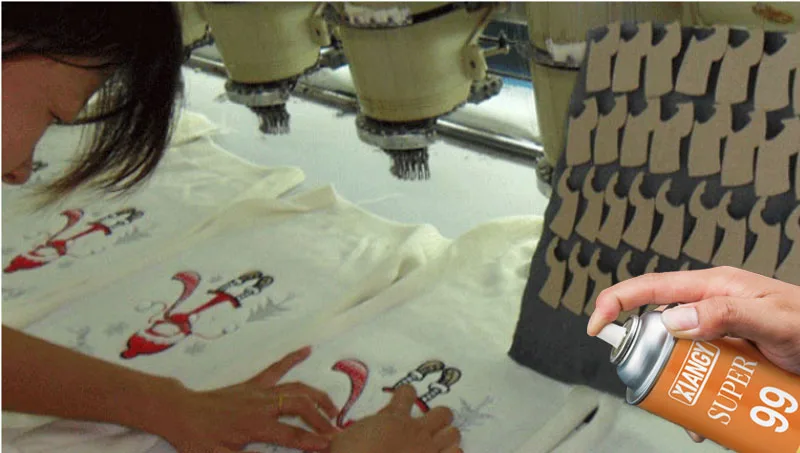 XIANGY 99 Temporary Fabric Embroidery Adhesive Spray Glue