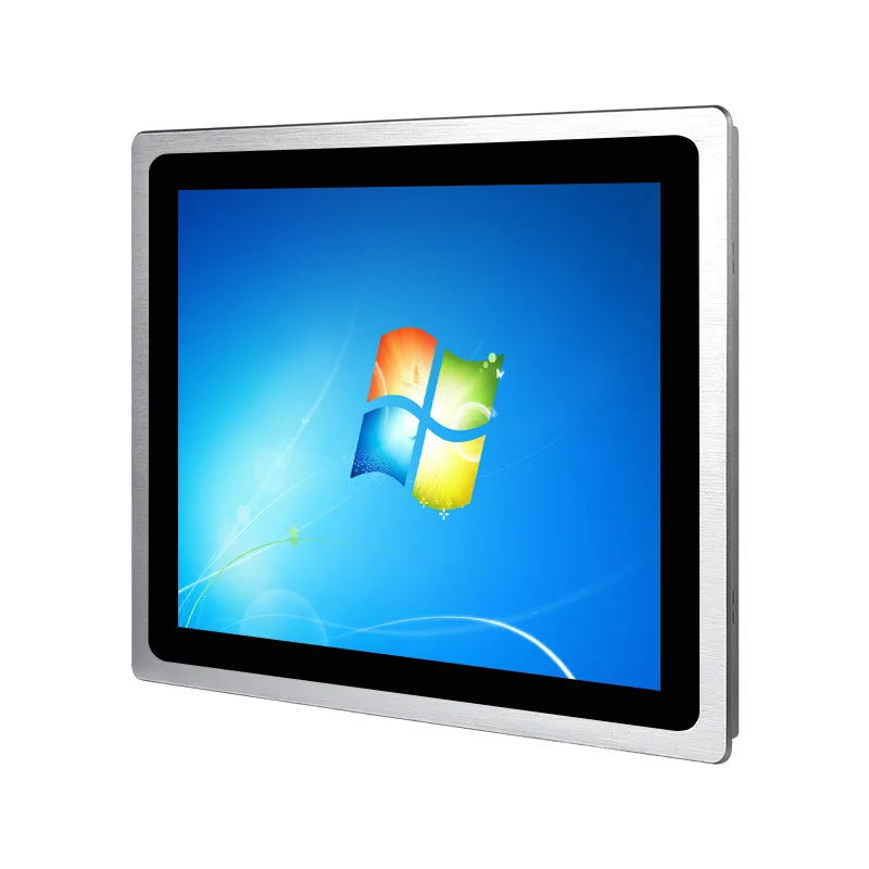 Touchthink 12 Inch Wall Mount Embedded Capacitive Touch Screen Industrial Computer Panel Pc