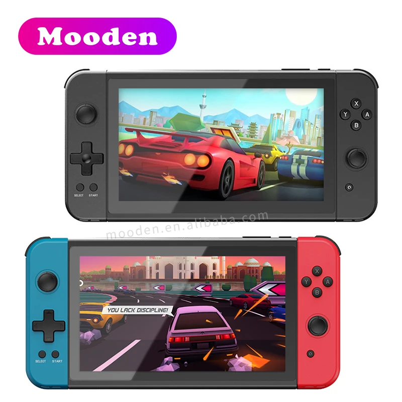 L X70 портативная игровая приставка 7 дюймов сенсорный экран 64bit Ретро портативная игровая консоль HD ТВ-выход видео Игровая приставка для PS1