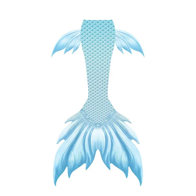 Amazon hot selling mermaid tail without monofin with moderate price