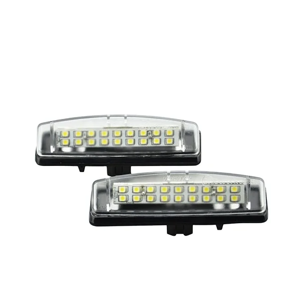 Vinstar Hot Selling E4 12V White LED License Number Plate Lamp For Toyota Camry Aurion ACV40 GSV40 Avensis Verso