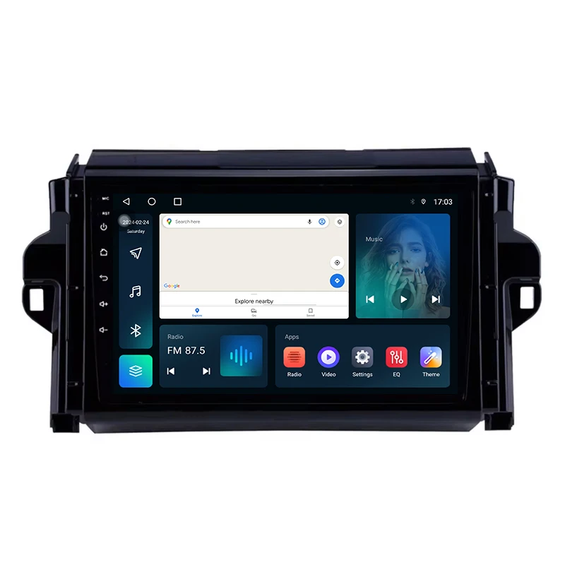 7862S TS10S Octacore Real Android 12 Cars Radio Player 2.0ghz Touch Screen For Fortuner 2015 TS10S Android Head Unit Car  Host