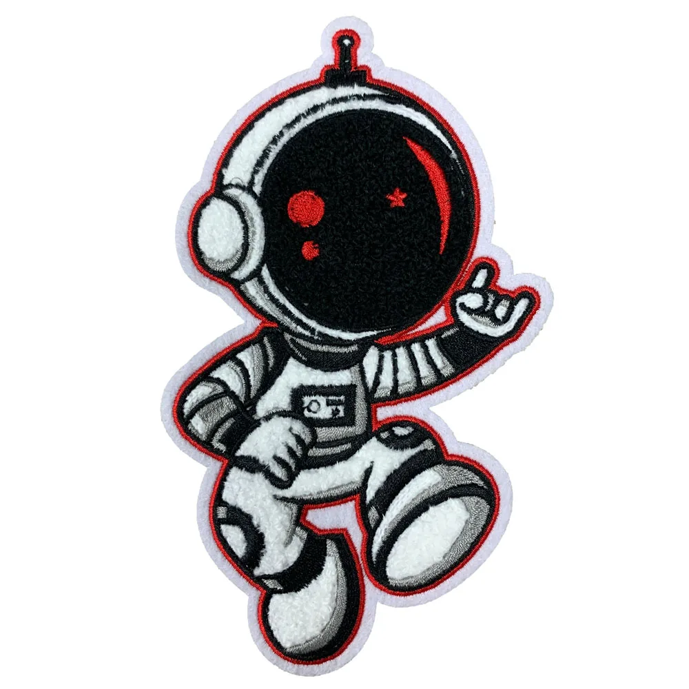 Wholesale High quality Yarn Custom Embroidery Chenille Patches Letters No Minimum for clothing