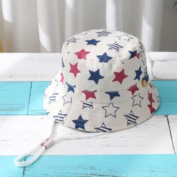 Outdoor Beach Swim Fishing Summer UV Protective Breathable Foldable Sun Hats Wide Brim Bucket Hat for Baby Toddler