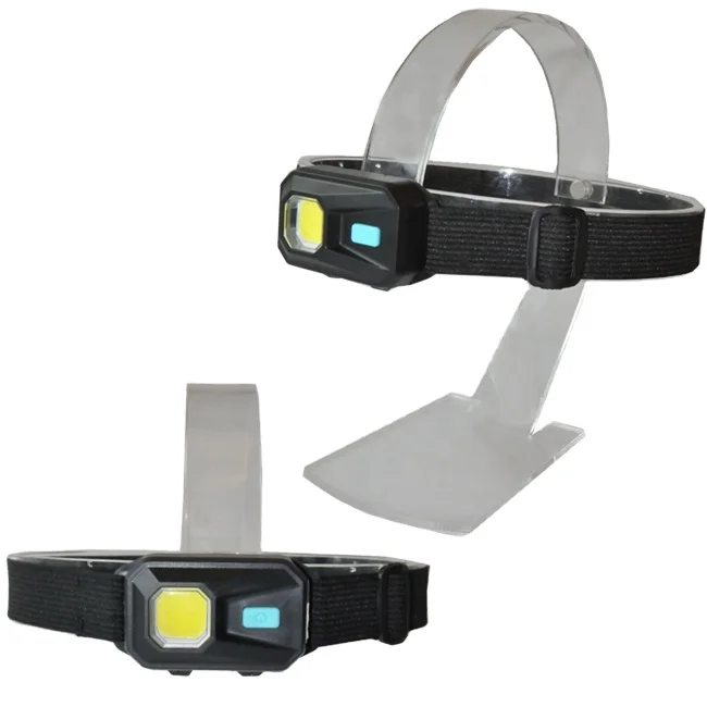 3W COB Head Lamp light Dry Battery Powered LED Head Light for Fishing And Hiking And Bicycle Riding