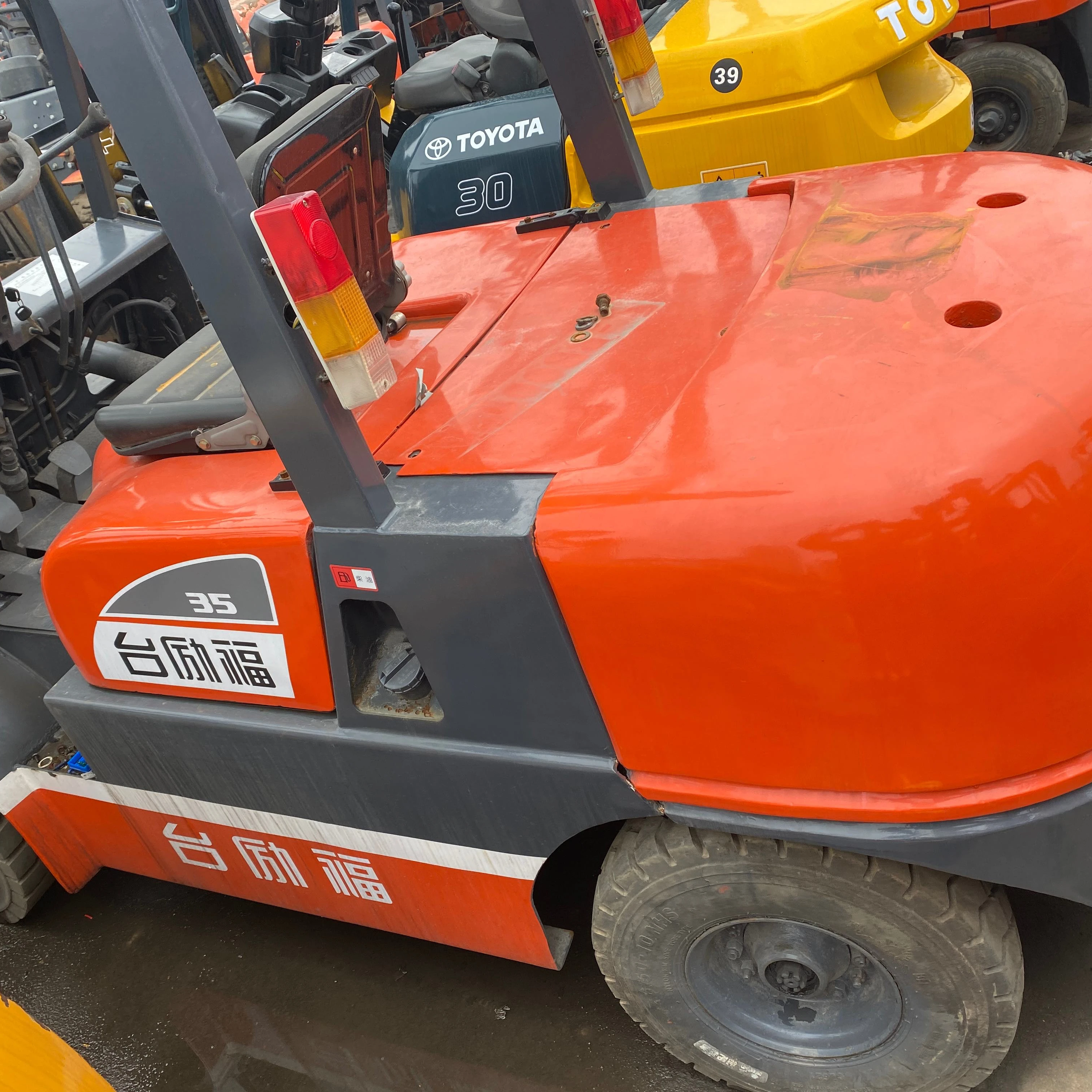 HANGKUI used taolift forklift 3.5 tons good quality used forklift TAILIFT 35 3 tons China original at low price for sale