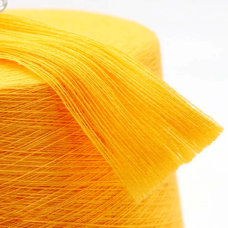 wholesale Environmentally friendly regeneration staple yarn fully drawn yarn 70polyester 30viscose blend recycled handspun yarn