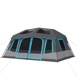 Cheap Price Outdoor 10-Person Dark Rest Instant Cabin Portable Tent Foldable Backpacking Glamping 8 Person Family Tent