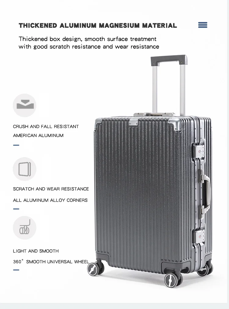 High Quality 26-Inch Trolley Bag Luggage Set with Spinner Caster Unisex Luggage Set