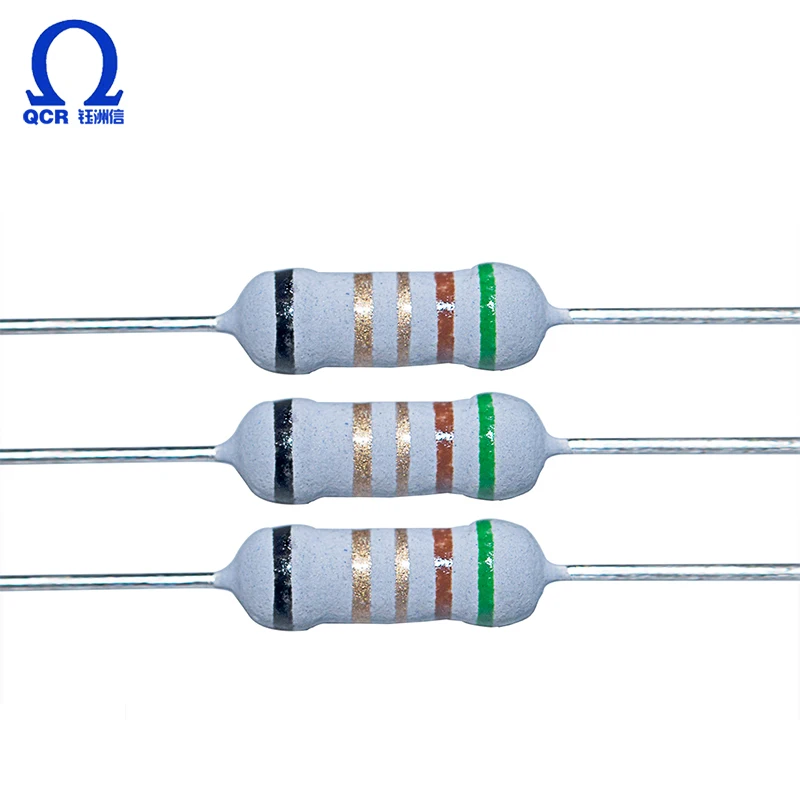 
QCR half a short-circuit FKN 1/2 watt 15 ohm wirewound fusible shunt resistor with non-flame encapsulant 