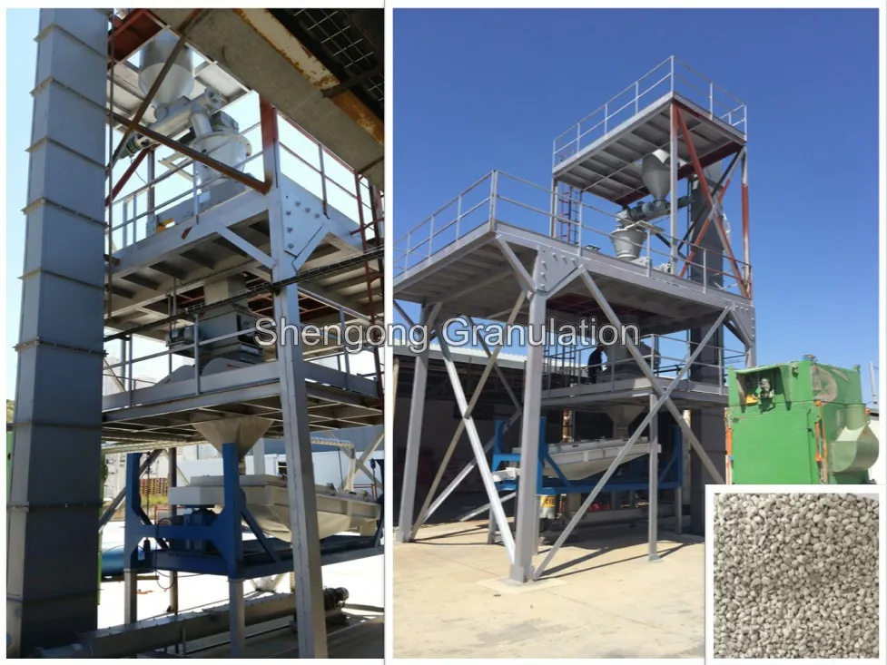 Chemical feritlizer powdered material auger feeding double roller hydraulic compacting briquette maker