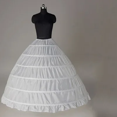 
Crinoline Women Petticoat 6 Hoop Handmade Crinoline Underskirt For Wedding Dress 