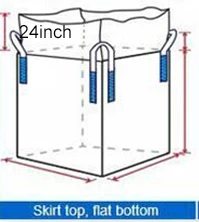 Bulk Bags Circular Bag Food Grade Accept Customized Logo Printing Factory Direct Sales 1t Cross Stitching 26cm Top Full Open 5:1