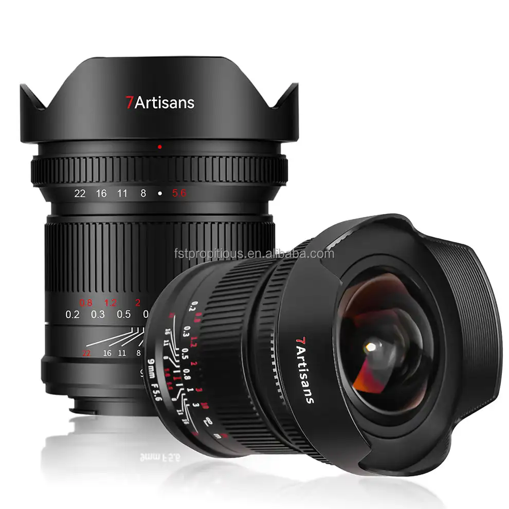7artisans 9mm F5.6 Full-Frame 132 Wide Angle Manual Prime Lens For Sony E ZV-E10 Leica SL SL2 Canon EOS R RP R5 Nikon Z Z5 Z50