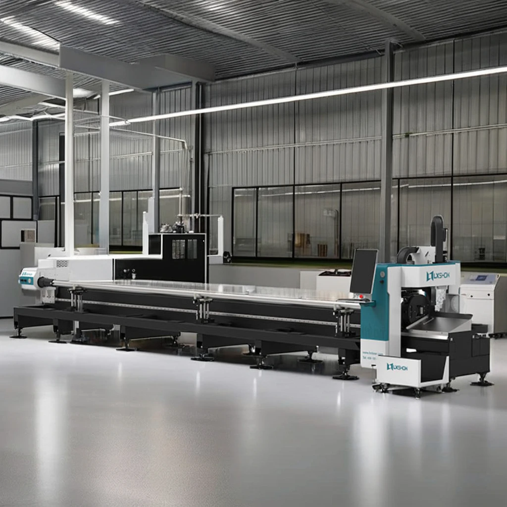 China Laser Supplier Metal Tube Fiber Laser Cutting Machine Vertical Big Diameter Laser Square Pipe Cutter 3000W 6000W