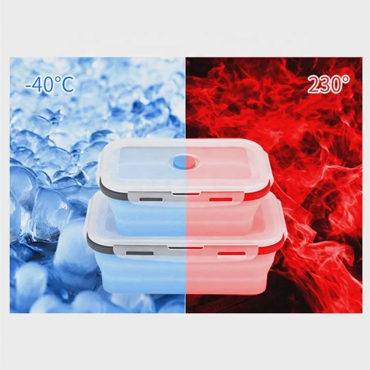 Collapsible Silicone Lunch Box Food Container SW-HS20