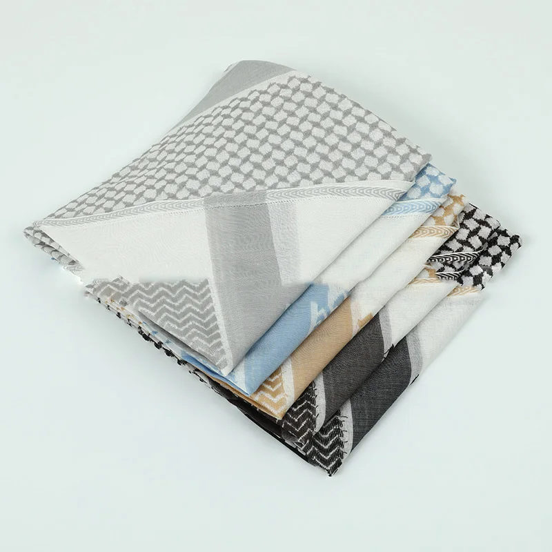 Wholesale keffiyeh palestine shemagh keffiyeh arab scarf palestine black desert shemagh scarf