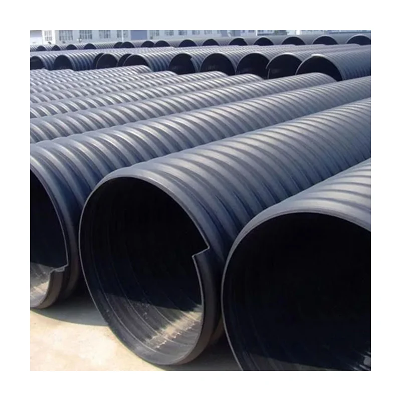 DN200-DN2800 diameter HDPE steel reinforced Pipe Small drainage resistance, high compressive strength