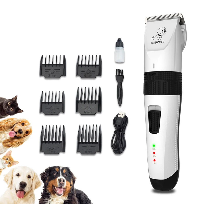 D6 Factory custom sales pet clipper dog grooming kit professional cordless electronic dog hair clipper