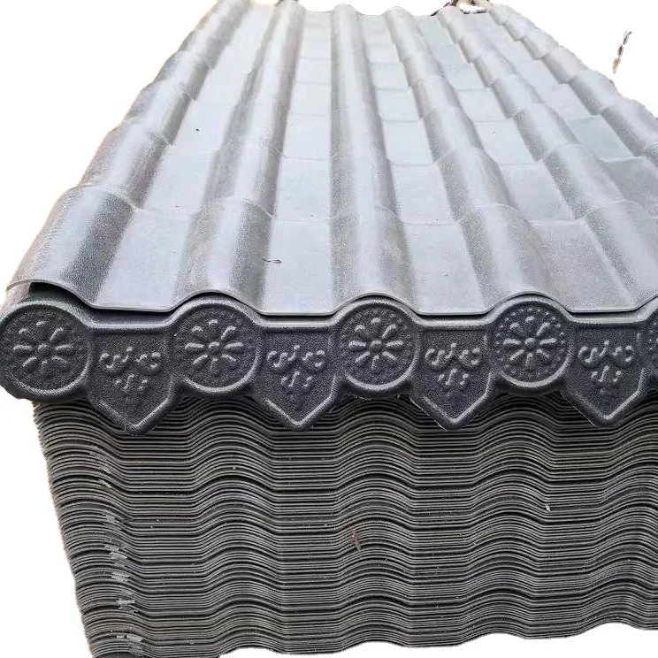 ASA synthetic resin roof tile upvc sheet pvc resin roof tile plastic mirror tile roofing