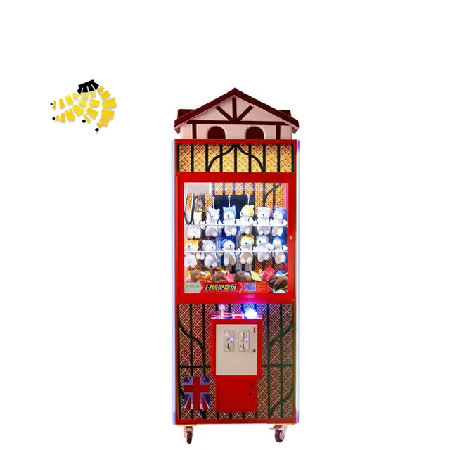 Amusement Coin Operated Windmill Claw Machine Arcade Mini Crane Claw Grab Machine For Sale