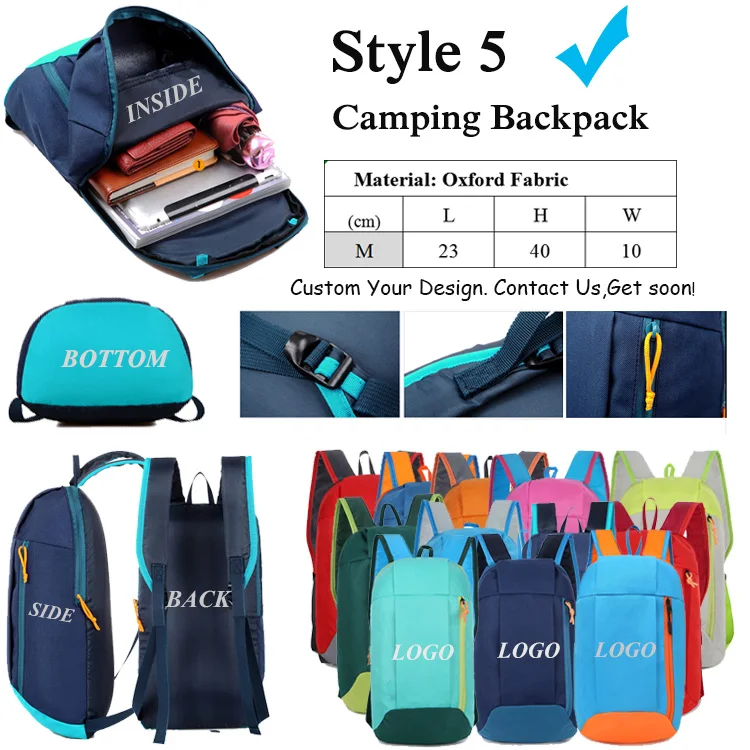 waterproof customized logo travel backpack