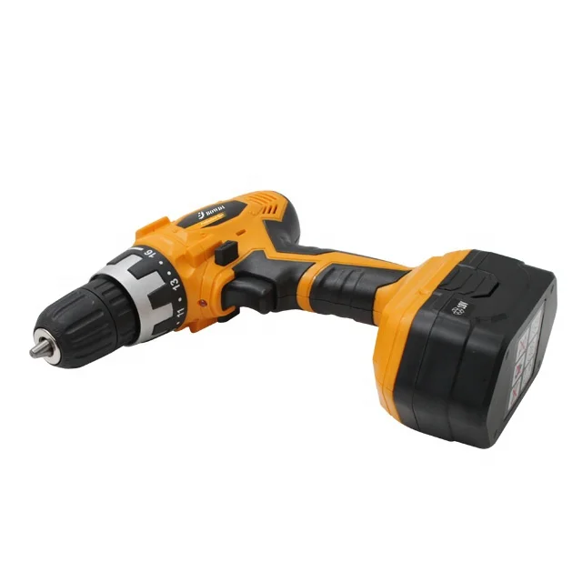 18V Cordless Driver Drill with Impact Function/Keyless Chuck/LED Light