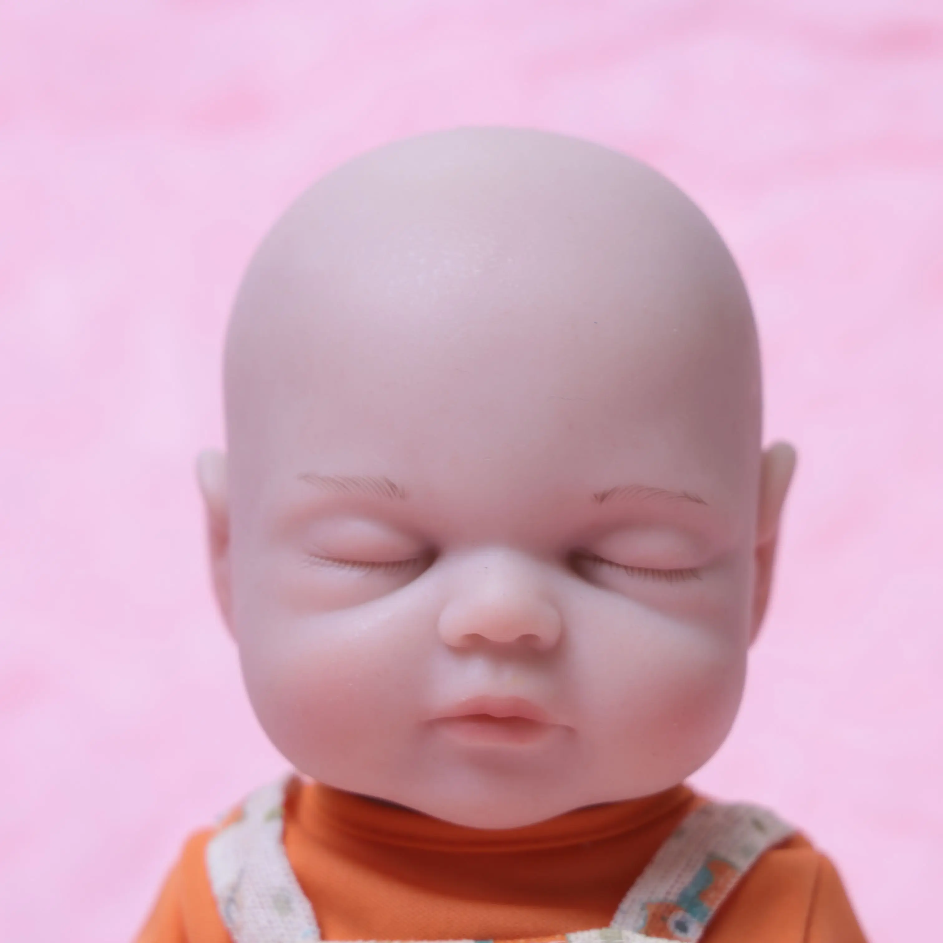 15.3inch Real Reborn Doll Baby Silicone Body(girl) Newborn Baby Lifelike Painted Skin With Pacifier bottle and outfit for gifts