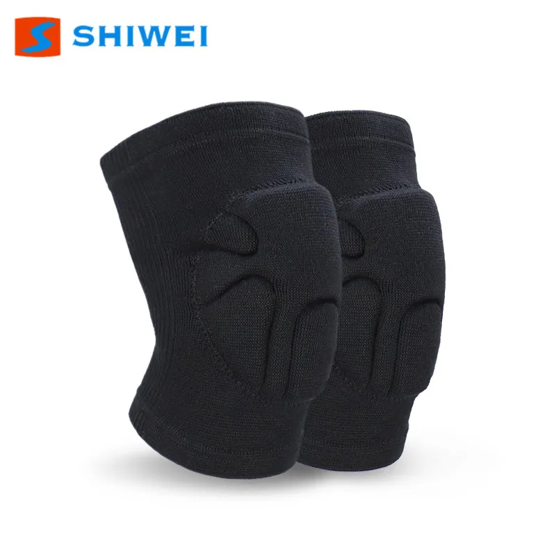 SHIWEI-2095#Knee Support Thick Sponge Knee Protector Volleyball Sports Elastic Knee Pads Brace