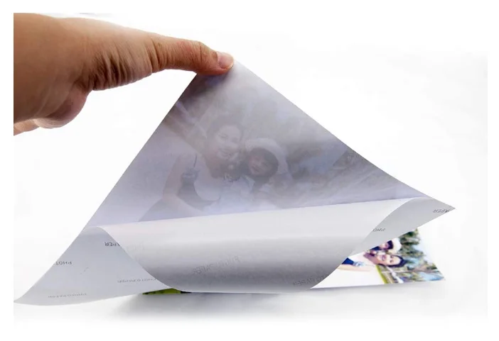 CHINA factory wholesale 135g  50sheets waterproof self-adhesive glossy sticker paper size A4 photo paper for inkjet printing