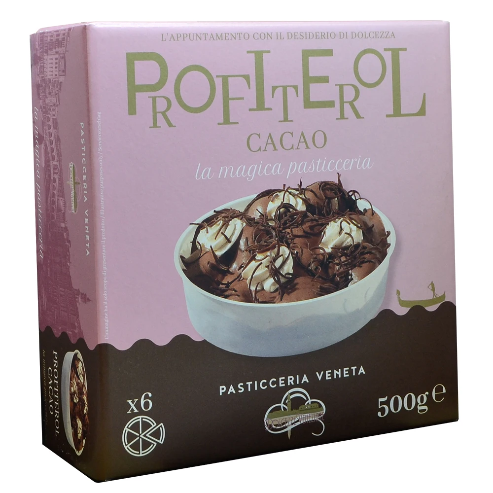 
Black Profiteroles confectionary 11 cream puffs boxes frozen dairy cake supplies dessert 