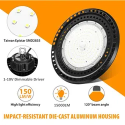 5 лет гарантии DLC ETL SAA CE одобренный IP65 130LM/W 150LM/W 100W 150W 200W 240W НЛО вело высокий свет залива