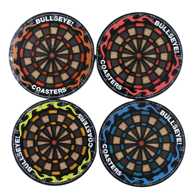 mix wholesale high quality non-toxic fabric Cup Holder Round Dart Plate Coasters Placemat Cups Mat Bar Mug Drink Pads ARI-450