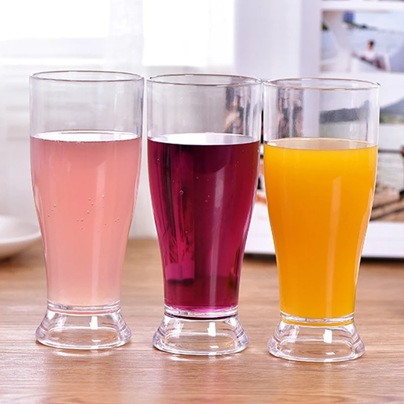 450ML Unbreakable Pilsner Beer Glasses For Bar Cocktails Beer Soda Juice Beverages Cups 15oz Custom Dishwasher Safe Cups