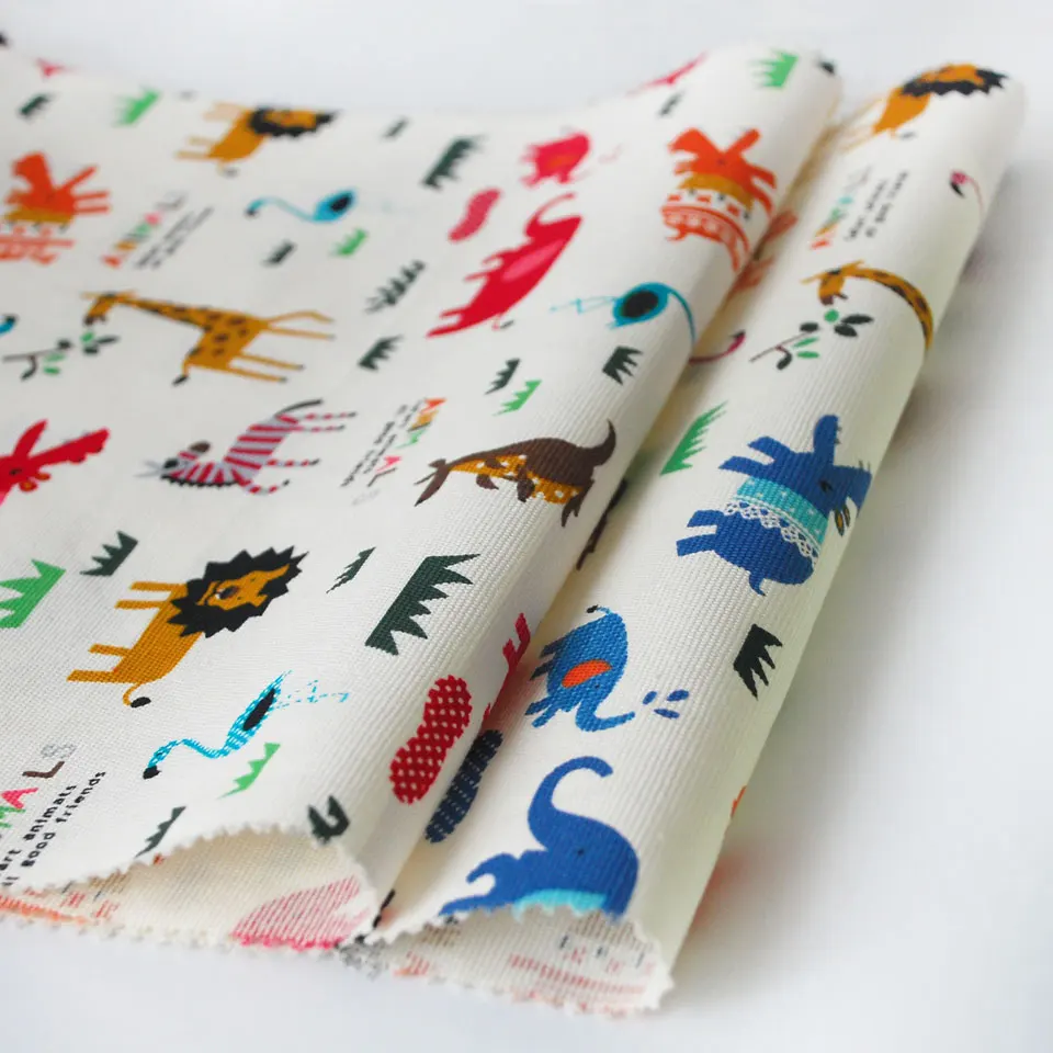 8oz Construction Wholesale Price Designer Custom Print 100% Cotton Canvas Fabric