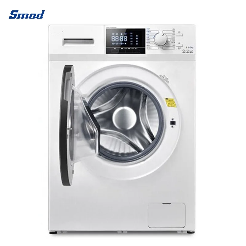 Smad Inverter Front Door Automatic 8.5KG Washing and Dryer Machine