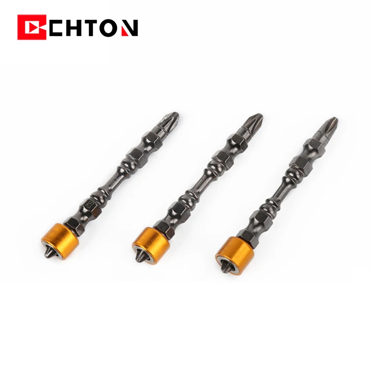 High Quality Taiwan S2 Precision Double Head Screwdriver Bit With Strong Magnetic Ring