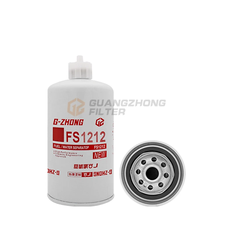 Construction machinery parts diesel engine fuel water separator filter FS1212 FB1311 P555001 4085912 for HITACHI excavator
